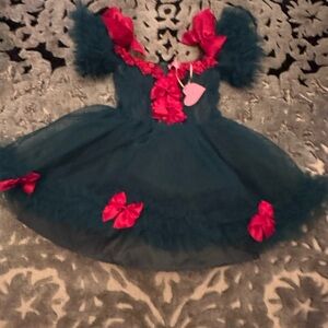 Dolls Kill green and Red holiday festive most wanted dress nwt xs